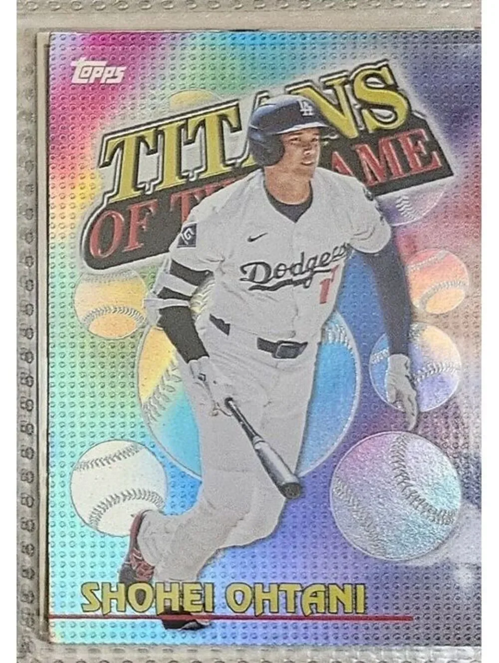 Shohei Ohtani 2026 Topps Titans of the Game #TOG-1 Los Angeles Dodgers